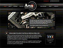 Tablet Screenshot of apextactical.com